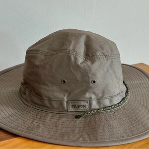 Filson Olive Green Wide Brim Hat